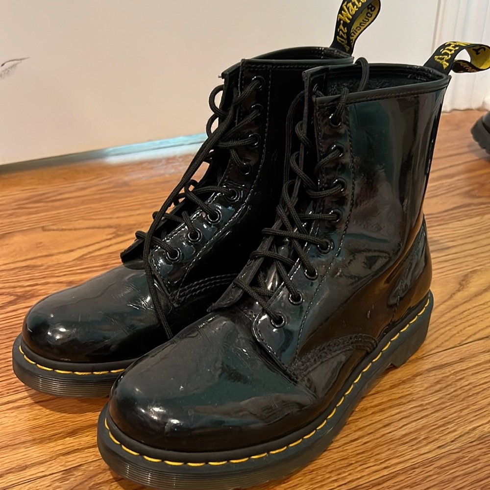Black Patent Dr Martens
